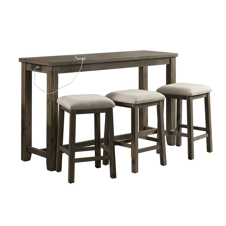 Raymundo 4 piece pub shop table set